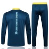 Arsenal Sudadera De Entrenamiento Trajes 2021/22 Azul Amarillo Quarter-Zip - Hombre